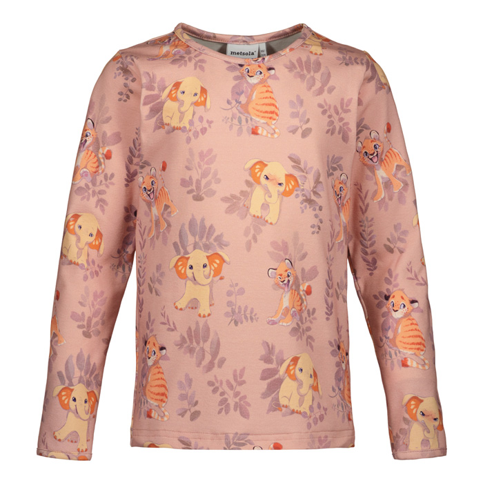 Emotions shirt long sleeve, hearty pink - 122/128